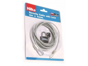 Hilka Security Cable with Lock (3m x 4mm)